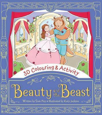 3D Colouring Scenes Beauty & Beast - BookMarket