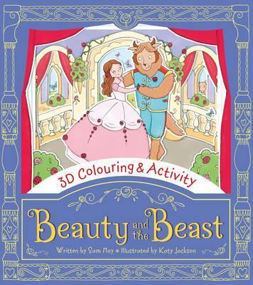 3D Colouring Scenes Beauty & Beast - BookMarket
