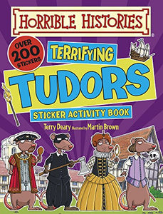 Horrible History Terrifying Tudors Sticker Act Book - BookMarket