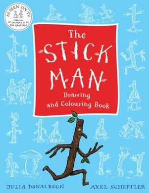 Stick Man Drawing & Colouring Bk - BookMarket