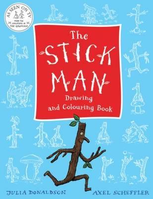Stick Man Drawing & Colouring Bk - BookMarket