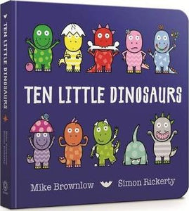 Ten Little Dinosaurs Board Book - BookMarket