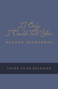 If Only I Could Tell You /T - BookMarket