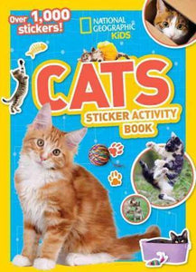 Natgeo Cats Sticker Act Bk - BookMarket