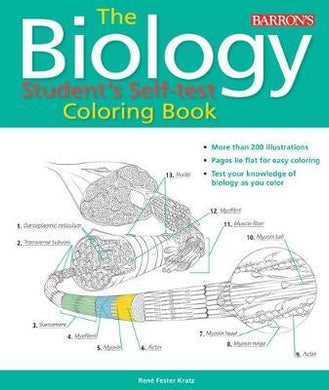 Biology Student'S Self-Test Coloring Boo - BookMarket