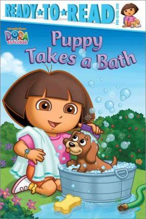 Dora Puppy Takes A Bath