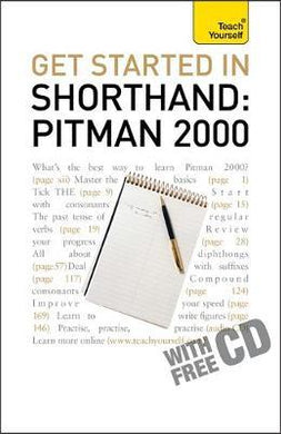 Ty Get Started In Shorthand Pitman 2000 - BookMarket