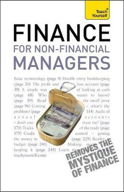 Ty Finance For Non-Financial Mgrs - BookMarket