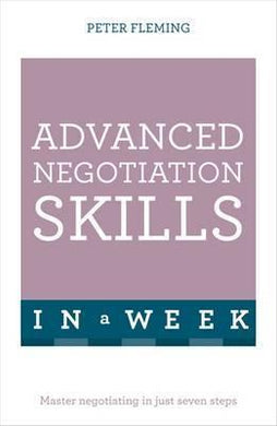 In a Week : Advance Negotiations - BookMarket