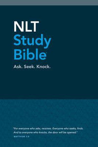 NLT Study Bible, Blue Cloth - BookMarket