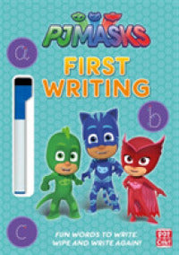 Pj Masks: First Writing Wipe Clean - BookMarket