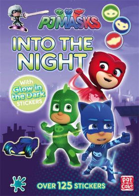 Pj Masks: Into Night Glow In Dark Sticke - BookMarket