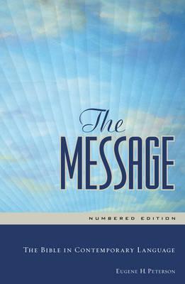 The Message Bible Numbered Ed Hc