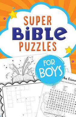 Super Bible Puzzles For Boys - BookMarket