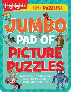 Highlights : Jumbo Pad Of Picture Puzzles - BookMarket