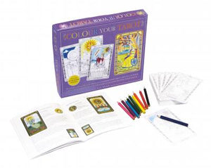 Colour Your Tarot : Includes a Full Deck of Specially Commissioned Tarot Cards to Colour in - BookMarket