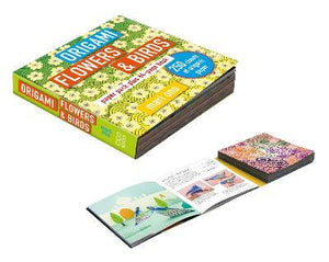 Origami Flowers & Birds: Paper + 64Pg Bk