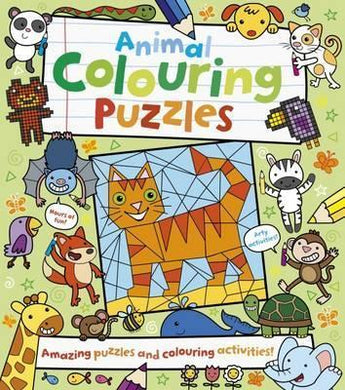 Animal Colouring Puzzles - BookMarket