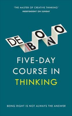 De Bono:Five Day Course In Thinking / - BookMarket