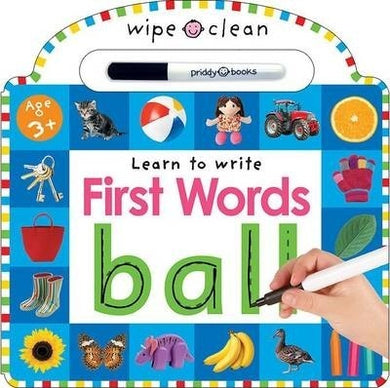 Wipe Clean Learn First Words - BookMarket