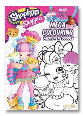 Shopkins Shoppies Mega Colouring Fashion - BookMarket
