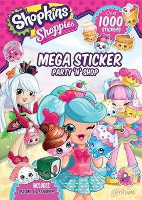 Shopkins Shoppies Mega Sticker Bk Party - BookMarket
