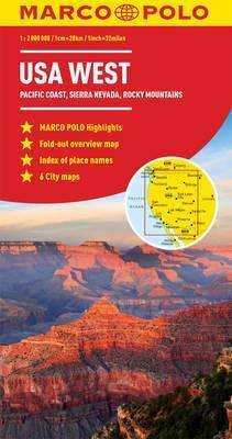 Marco Polo Map: Usa West Coast 2E /Map - BookMarket