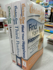 Cs For The Soul: Inspiration 3 Shrinkwrap Pack : Chicken Soup For The Soul: Find Your Happiness, Think Positive, From Lemons to Lemonade