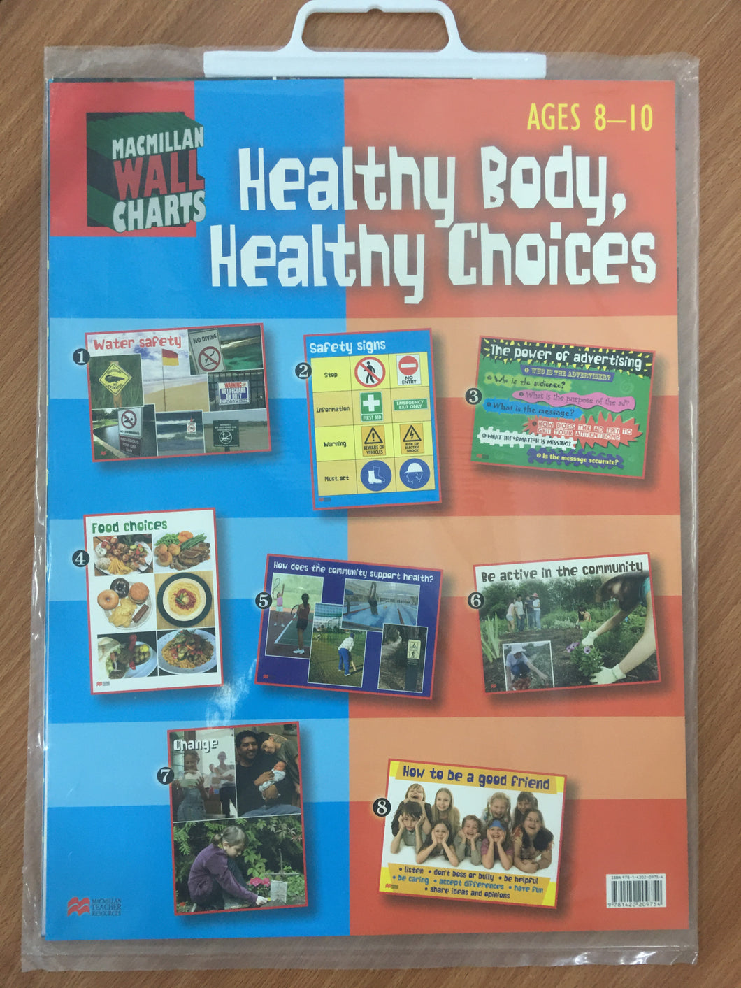 Healthy Body, Healthy Choice Wallchart Ages 8 to 10