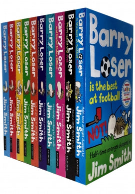 Barry Loser Collection Jim Smith 10 Books Set (I am not a Loser, I am still not a Loser, I am so over being a Loser, I am sort of a Loser, Barry Loser and the holiday of doom, Barry Loser and the Case - BookMarket